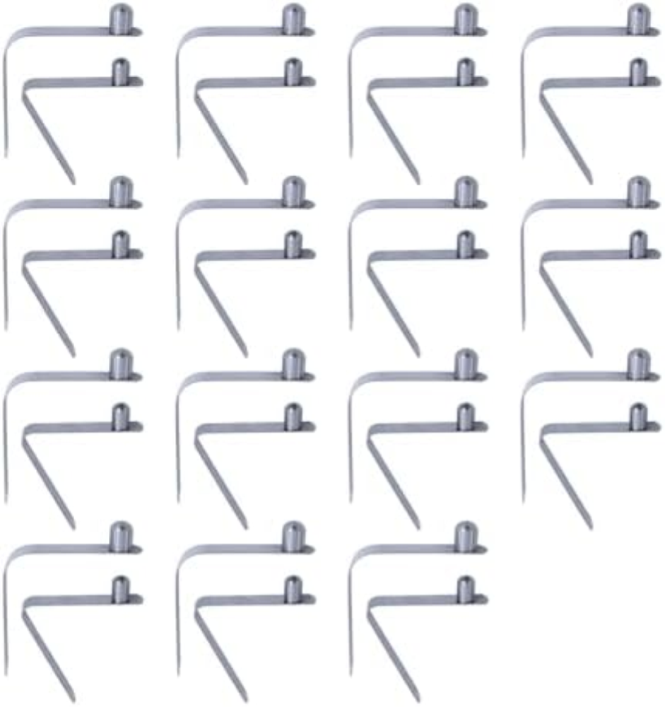 Young Wolf 30X 304 Stainless Steel Solid Single Pin 6mm 8mm V-Clips Butterfly V