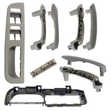 6Pcs Interior Door Grab Handle Cover Switch Bezel Set For VW Jetta Golf Bora MK4