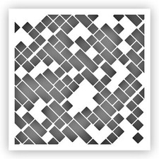 Pattern 14 Stencil - Choose a Size - Laser-Cut Reusable Plastic