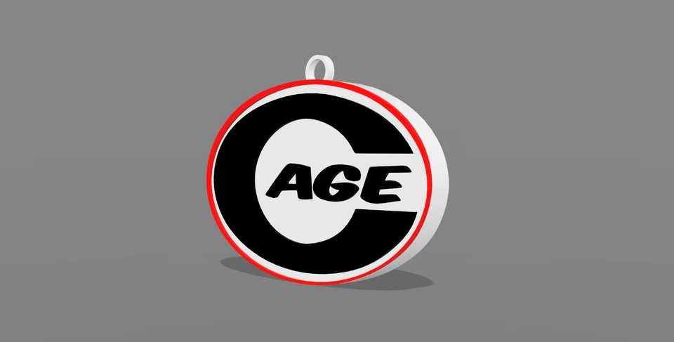 Oversized bling Logo necklace - Image 4 of 4