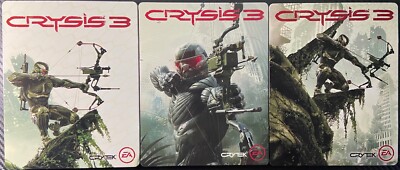 CRYSIS 3 | 3 Pack Steelbook Cases | PS3 PS4 G2 Size | New
