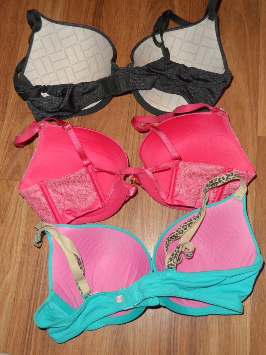 Lot De 3 Soutiens-gorge Victoria's Secret Push-up Taille 34A - Couleur Beige/nude | Légèrement Utilisés