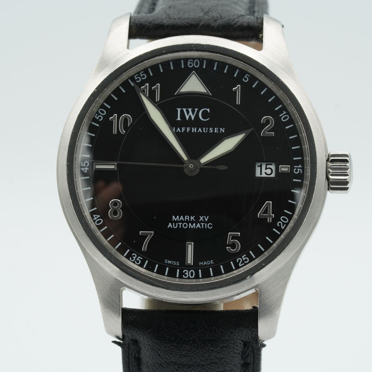 IWC Mark 15 XV Watch Herren Uhr 38Mm IW325301 Vintage Stahl Top Zustand
