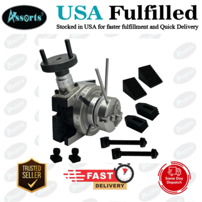 #ad Milling Indexing 4quot; 100 Rotary Table Precision Horizontal Vertical $112.00