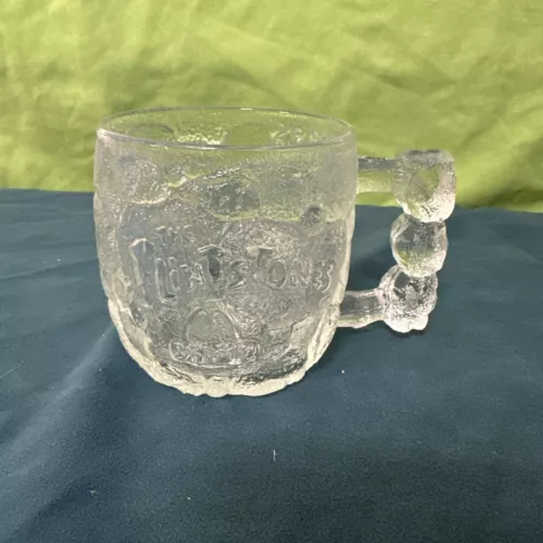 Flintstones McDonalds Glass - Rocky Road Mug - 1993 McDonalds Vintage