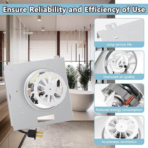 Upgraded S0503B000 Bathroom Fan Motor Assembly for Broan Nutone 763RL ...