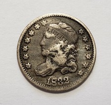 1832 H10c Capped Bust Silver Half Dime - VF - SKU-Y5467