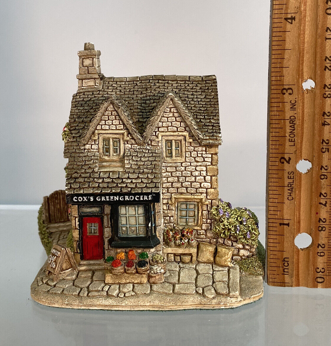 Vintage 1991 Lilliput Lane Village Shops Cox's GreenGrocers Vintage 1991 Lilliput Lane Village Shops Cox's GreenGrocers