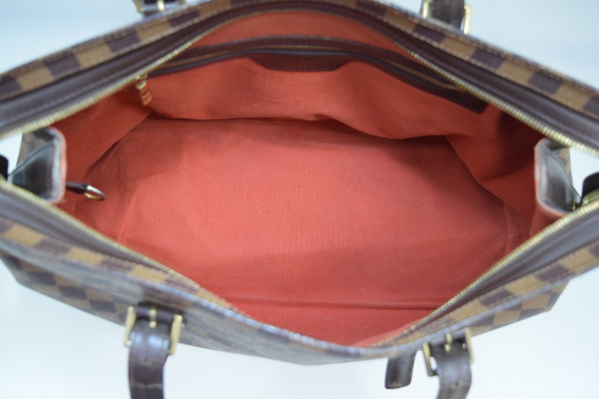 Auth Louis Vuitton Chelsea Shoulder Bag Damier Ebene Canvas Auth Louis Vuitton Chelsea Shoulder Bag Damier Ebene Canvas