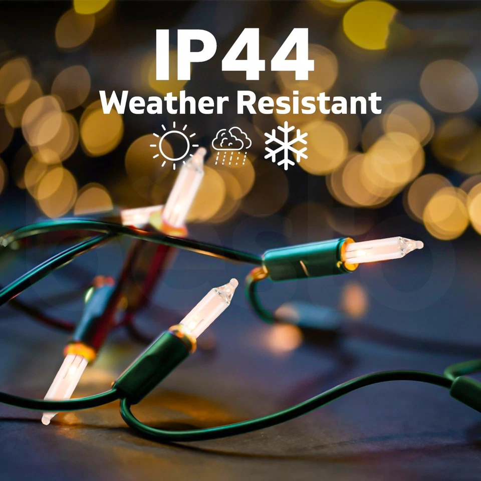 Fairy Lights Clear / Multi Colour LED Bulb Christmas Party Xmas Decoration - Image 2 of 4