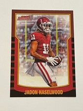 2021-22 Bowman University Football 2000 Bowman - Jadon Haselwood - Arkansas