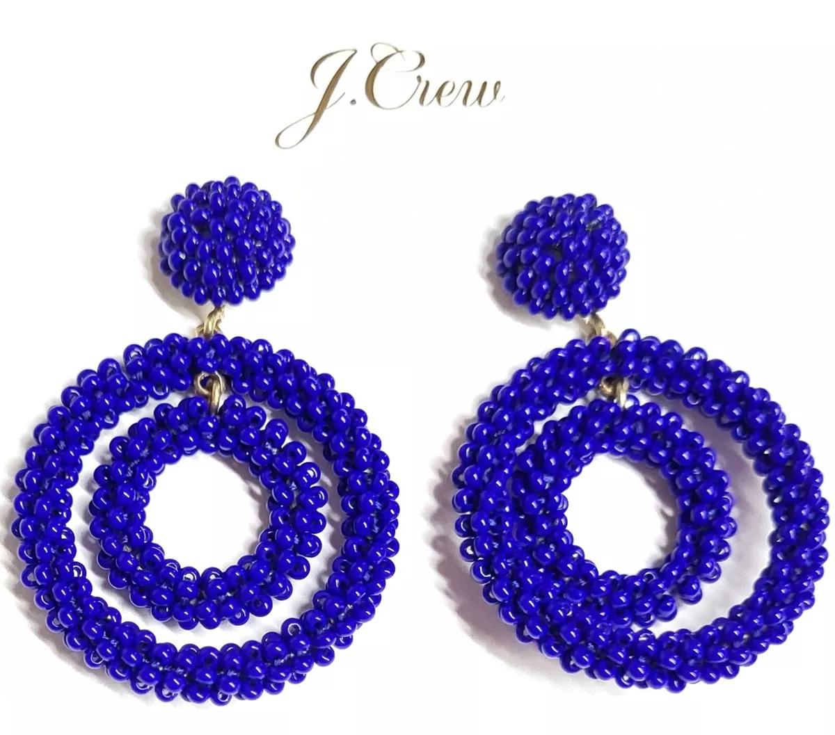 J crew beaded earrings deals