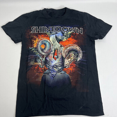 Shinedown Enemies Tour Short Sleeve Cotton Black All Size Shirt  AH1007