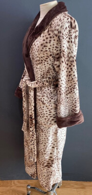 Natori Women's Sherpa Lounger Bathrobe - Frosted Sherpa Long Length Robe With Pockets - View #6
