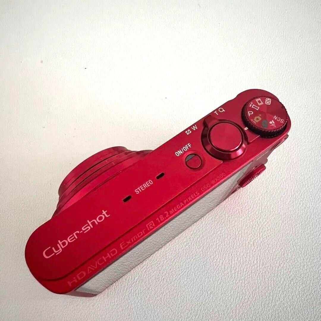 SONY Cyber-shot DSC-WX300 Red Compact Digital Camera Japan SONY Cyber-shot DSC-WX300 Red Compact Digital Camera Japan