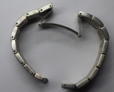 Bracelet Montre En Acier Inoxydable 18mm - Fermoir Papillon, Design Classique Unisexe