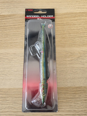 Rhino Sandeel Holder & Tail / Sandhaal / Trollingköder 20cm 25g Swedish Flag