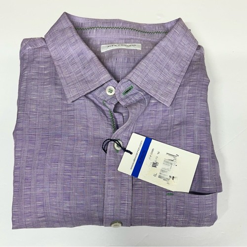 NWT Purple Casual Button Down Shirt with Classic Collar XL - Picture 7 of 7