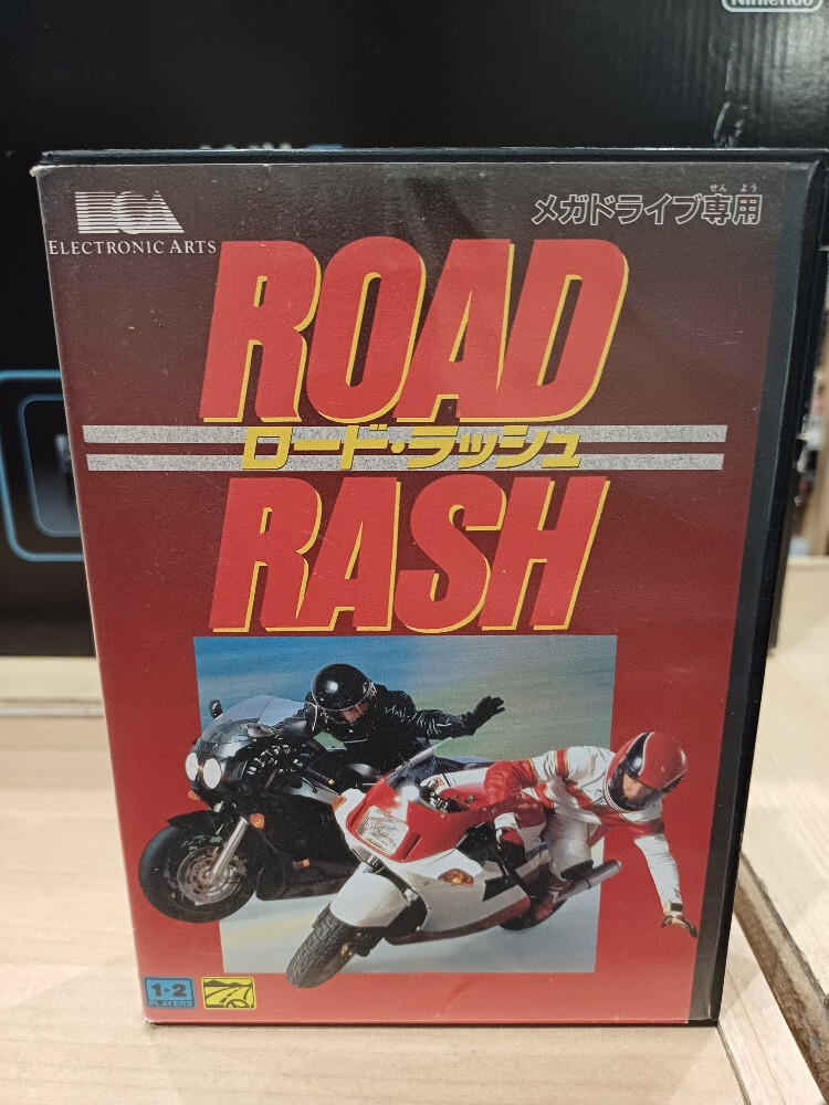 Road Rash Megadrive Japan avec notice fr