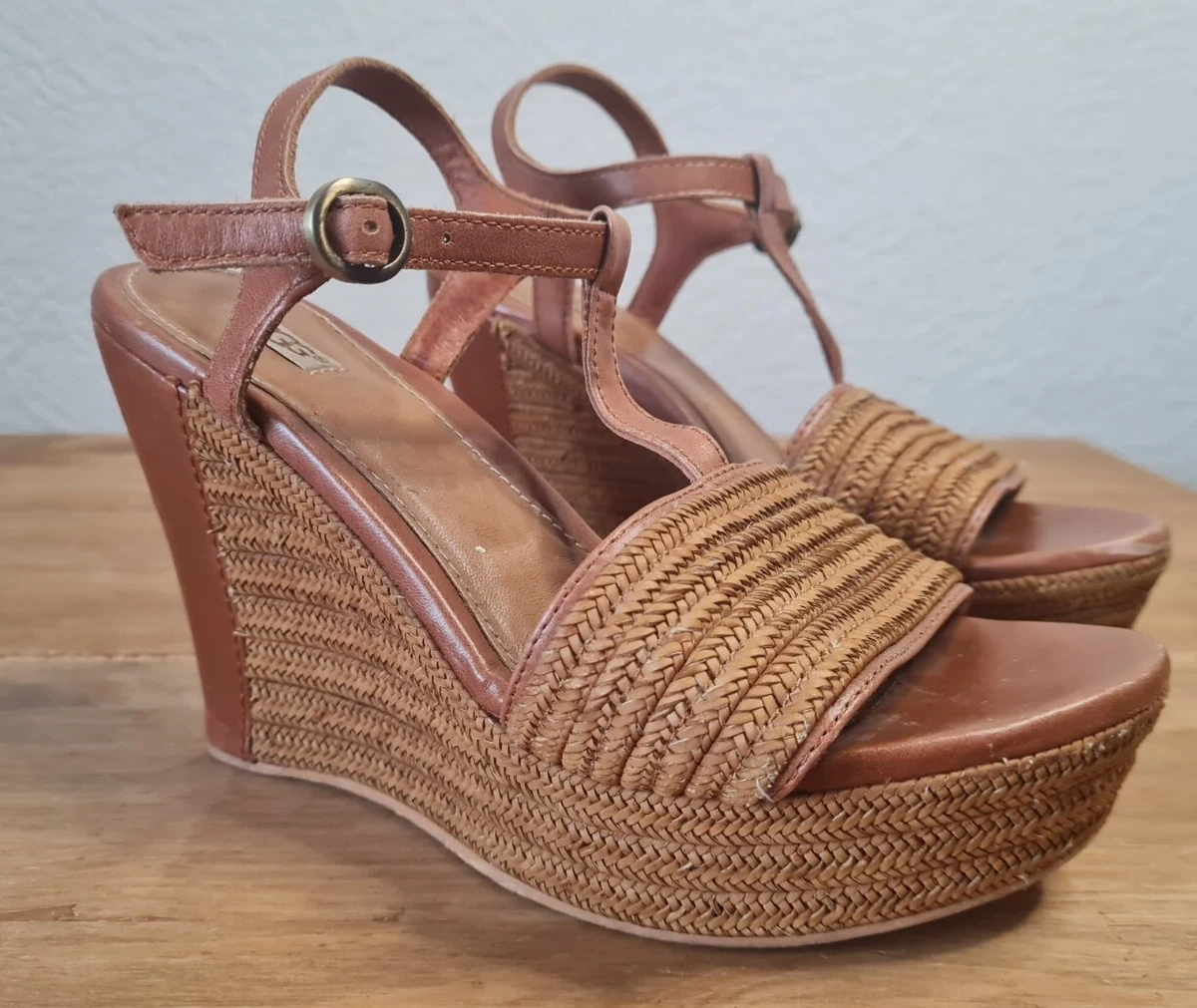 UGG FITCHIE WOMEN S SANDAL RUST Size 4 UK W5 AUS eBay