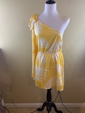ASOS Women’s One Shoulder Yellow Mini Dress. Size 6. NWOT