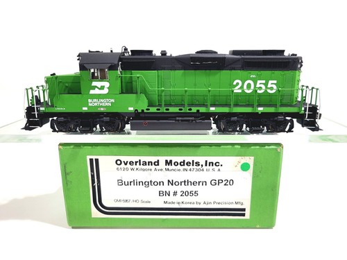 Overland OMI BN EMD GP20 Burlington Northern #2055 HO Latón Modelo #5957 CP | Zustand: Used