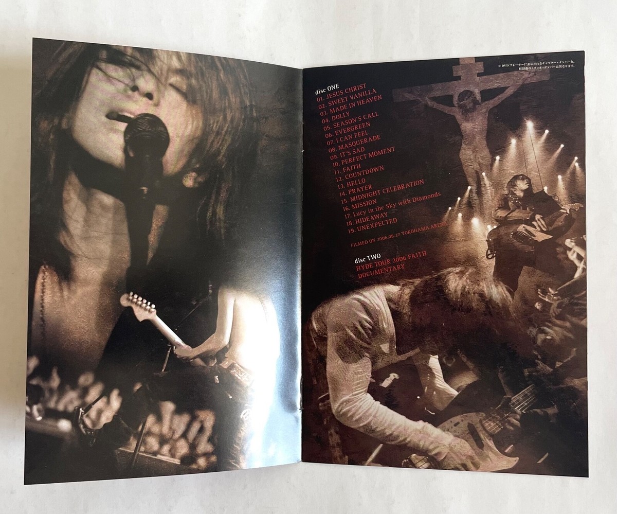 L&#39;Arc～en～Ciel - オマケ付き HYDE TOUR 2006 FAITH perfume FAITH HYDE Early Solo Poster L'Arc en Ciel HYDE TOUR 2006 FAITH B2
