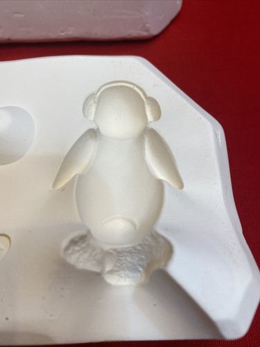 Slip Casting Mold/ 4 Small Penguins - Picture 8 of 10