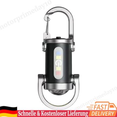 COB LED Keychain Flashlight Multifunctional Pocket Flashlight for Camping Hiking