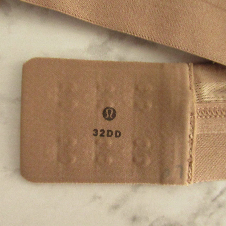 Lululemon Sports Bra 32DD Awake to Lace Beige Soft Sand Running Yoga eBay