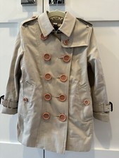 Burberry Kid Trench Coat Sz4