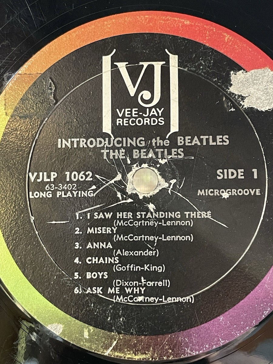 Beatles ORIG 1964 INTRODUCING THE BEATLES VERSION 1 MONO LP Vee
