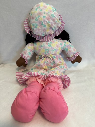 Vintage 1994 Holly Mine 26” Plush Rag Doll Adorable Black African American - Picture 18 of 18