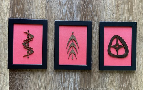 Midcentury Modern MCM Retro Art Atomic