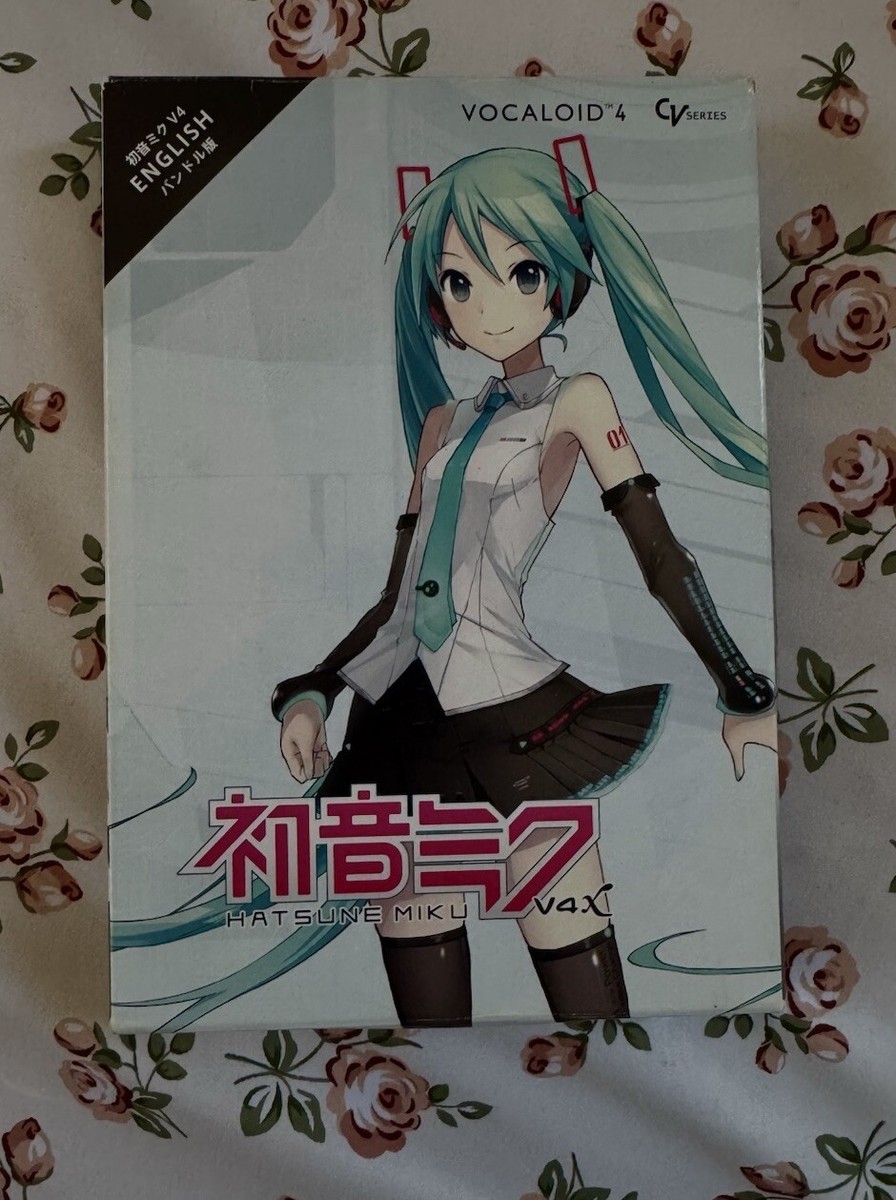 CRYPTON VOCALOID Hatsune Miku V4X ENGLISH BUNDLE DVD