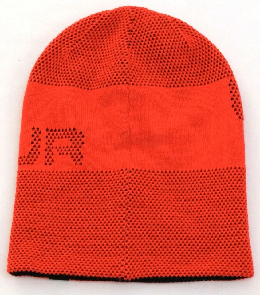 Gorro de malha Under Armour reversível vermelho e laranja 4 em 1 gráfico 1-3 anos novo com etiquetas - Imagem 2 de 4