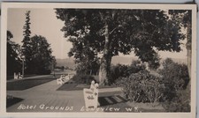 Antique PNW 1929 Hotel Grounds Longview Washington OOAK Original Photo