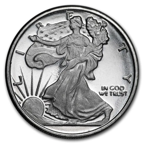 1/4 oz Silver Round - Walking Liberty