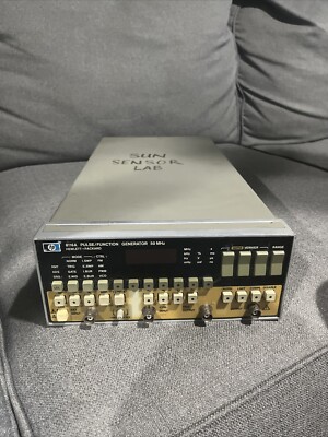HEWLETT PACKARD AGILENT HP 8116A 50MHz PULSE FUNCTION GENERATOR  (GEV21)