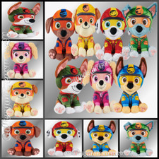 Paw Patrol 8" Plush Jungle Pups Tracker Skye Chase Rocky Zuma Rubble Marshall