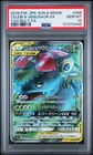 2018 POKEMON JAPANESE SUN & MOON TAG BOLT FULL ART/CELEBI & VENUSAUR GX PSA 10
