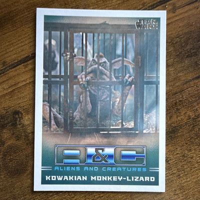 Kowakian Monkey-Lizard Topps Star Wars The Mandalorian Aliens & Creatures  AC-4