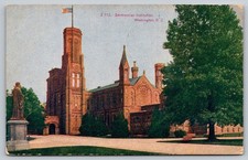 Vintage Smithsonian Institution Washington DC Postcard Z 112 Scenic View