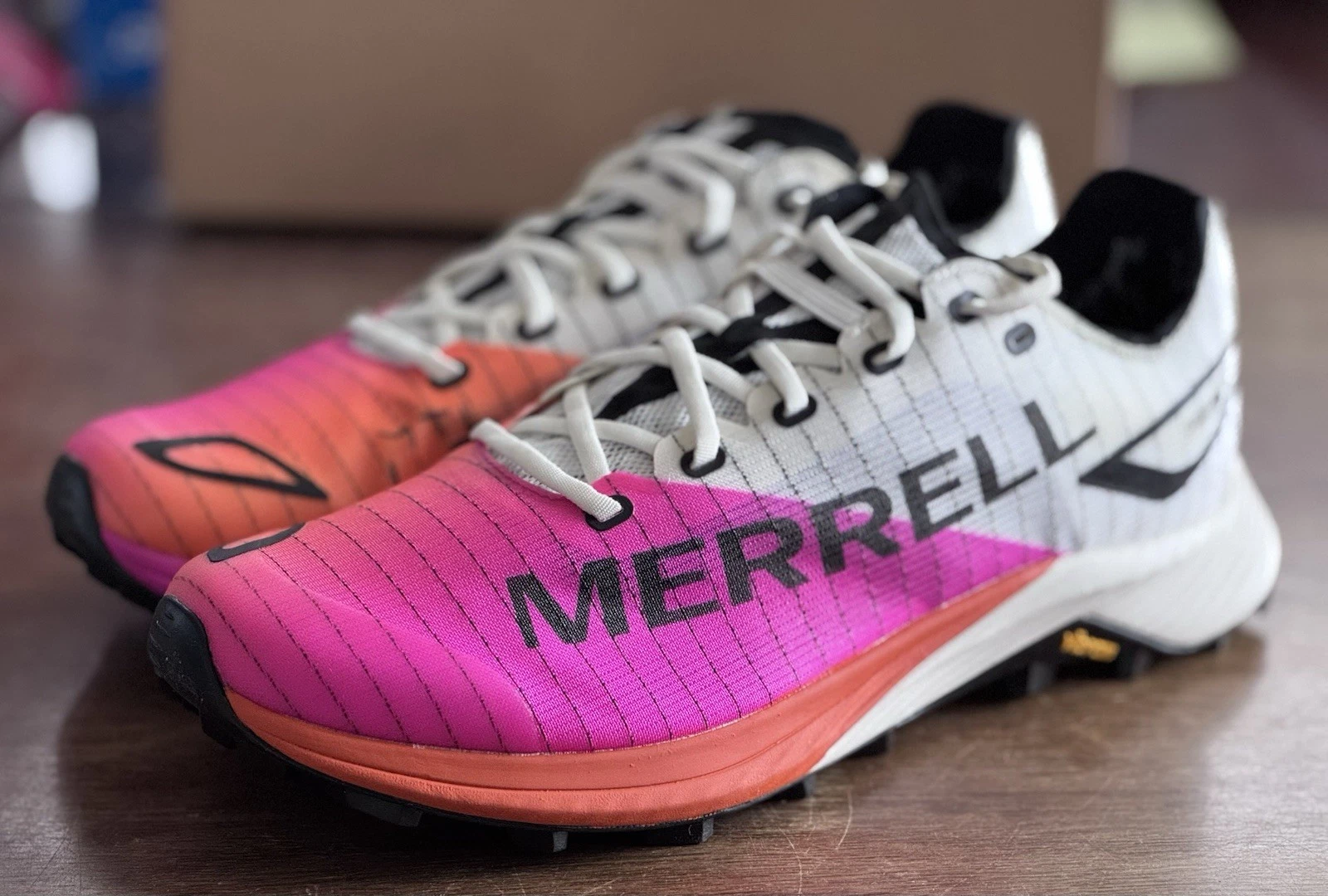Men’s Size 9 Merrell MTL Long Sky 2 Matryx White Multi J068059