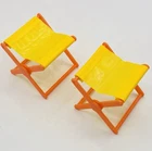 Vintage 1972 Barbie Camp Out Tent Playset #4288 parts/accessories 2 Chairs Only