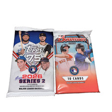 2026 Topps Series 2 Baseball 14 Card Pack & 2026 Bowman Baseball 10 Card Pack