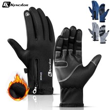 Winter Gloves Waterproof Windproof 5-Finger Touchscreen Anti-Slip Thermal Gloves