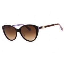 Kate Spade Women's Sunglasses Cat Eye Havana Plastic Frame VISALIA/G/S 0086 LA