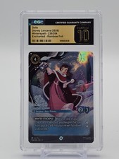 BELLE 2026 DISNEY LORCANA WINTERSPELL ENCHANTED RAINBOW CGC 10 PRISTINE Q7285