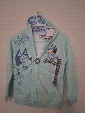 Bluey Girls Hoodie Jacket Full Zip Size Large 10 